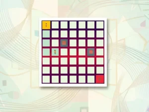 Лабиринт 7x7. Обойти все 49 комнат и дойти до выхода - головоломка