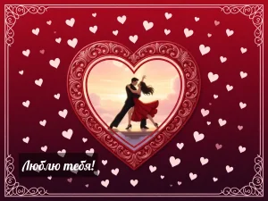 Рамки сердечки для фото онлайн