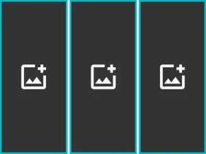 Коллаж из трех вертикальных фотографий в ряд слева направо