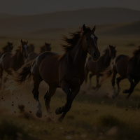 Затемнить фото