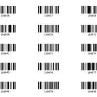 Генератор штрих-кодов CODE128 последовательно из диапазона чисел