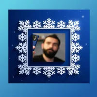 Фото в новогодней рамке