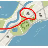 Кисть - маркер для обводки, выделения объекта на фото, скриншоте, карте