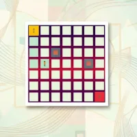 Лабиринт 7x7. Обойти все 49 комнат и дойти до выхода - головоломка