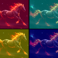 Цветные фильтры эффекты для фото