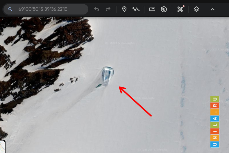 Скриншот из Google Earth