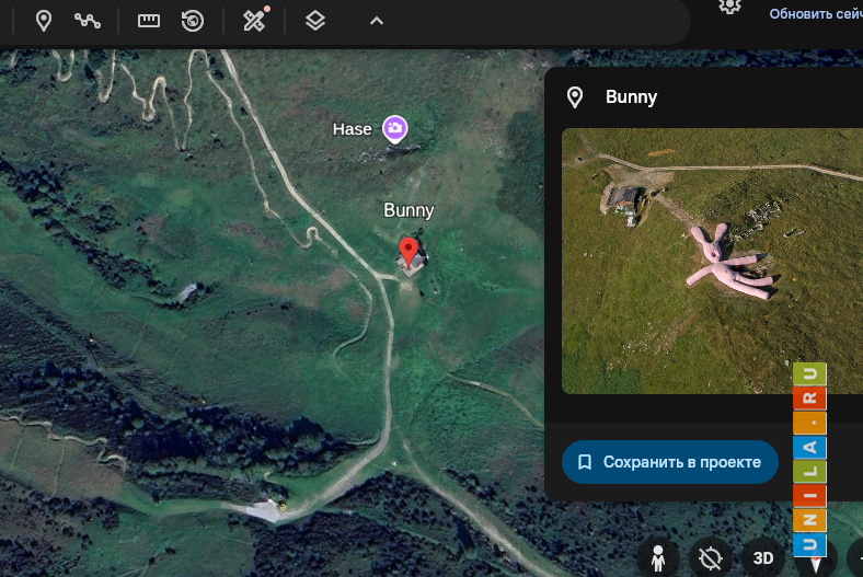 Скриншот из Google Earth